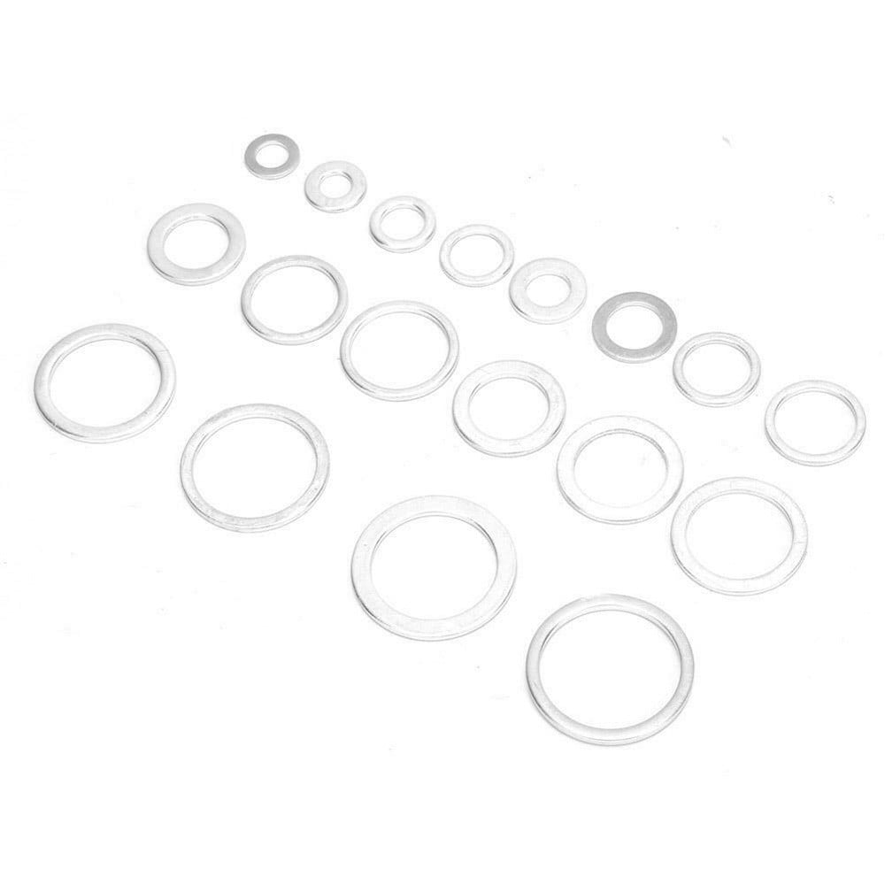 18Sizes 450Pcs Car Engine Oil Drains Plug Aluminum Washer Gasket Nut Bolt Set Sealing Ring O Rings Kit Set Smile Home - Image 6