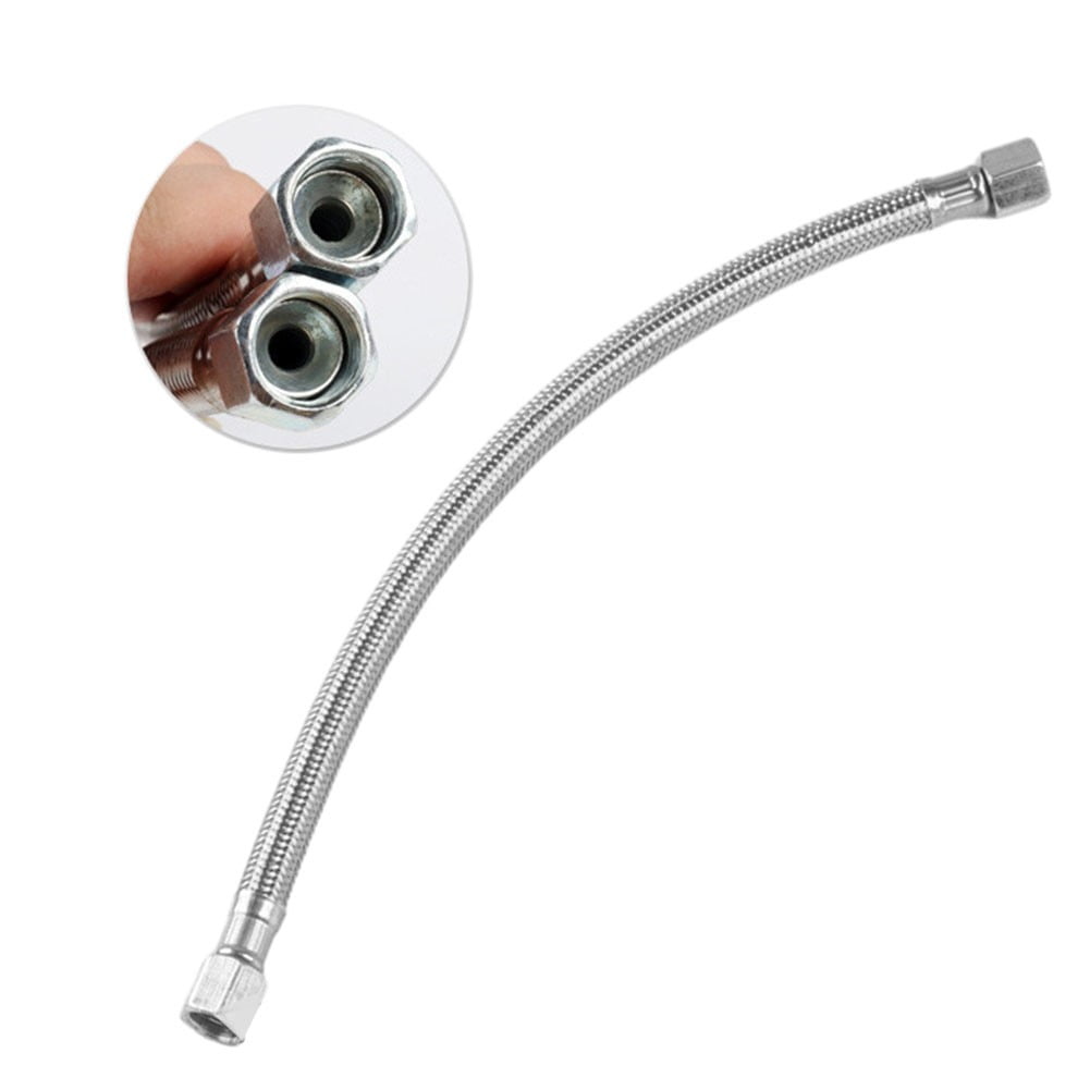 1Pc Air Compressor Tube Stainless Steel 350Mm Air Compressor Flexible Hose Air Pump Check Valve Connecting Pipe Smile Home - Image 3