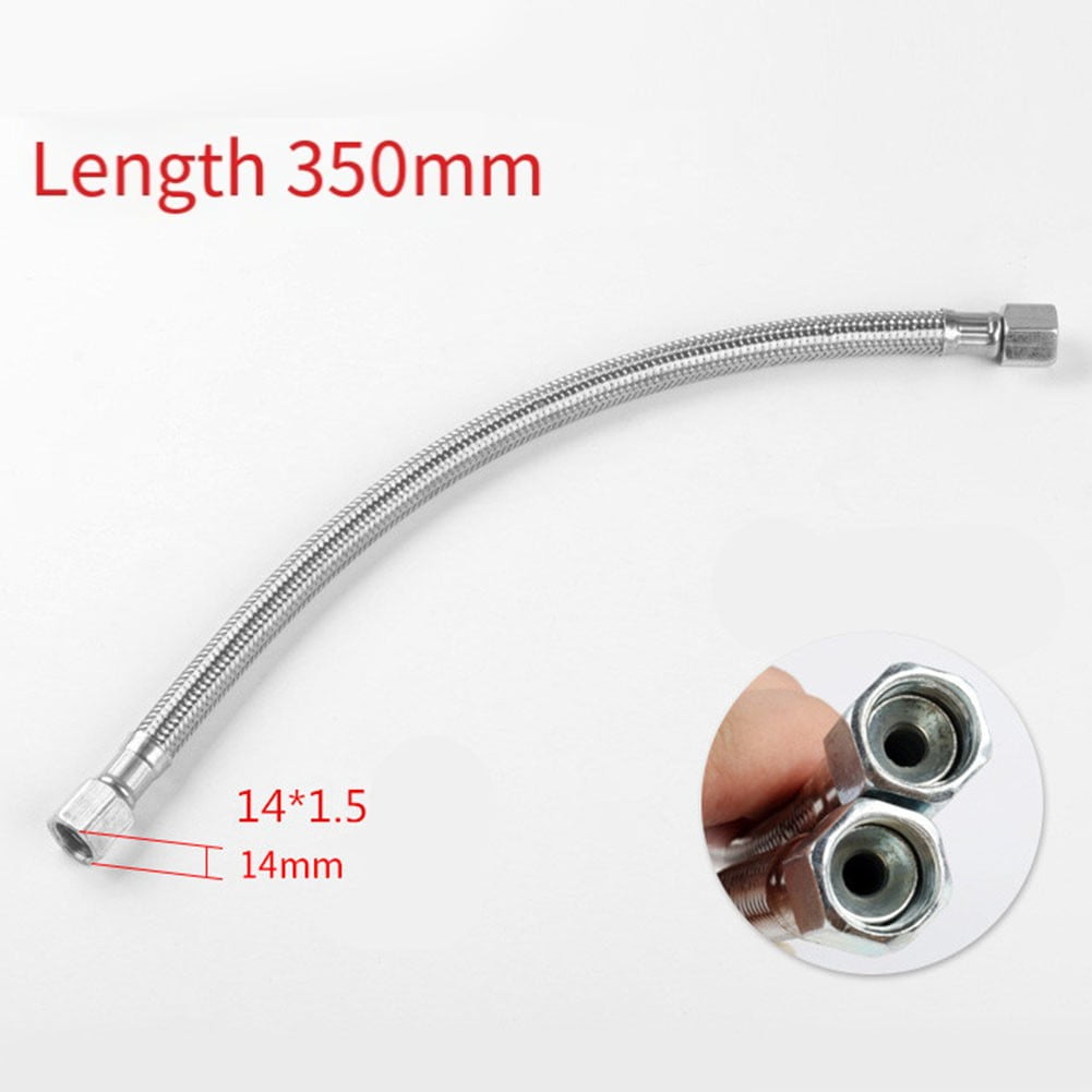 1Pc Air Compressor Tube Stainless Steel 350Mm Air Compressor Flexible Hose Air Pump Check Valve Connecting Pipe Smile Home - Image 4