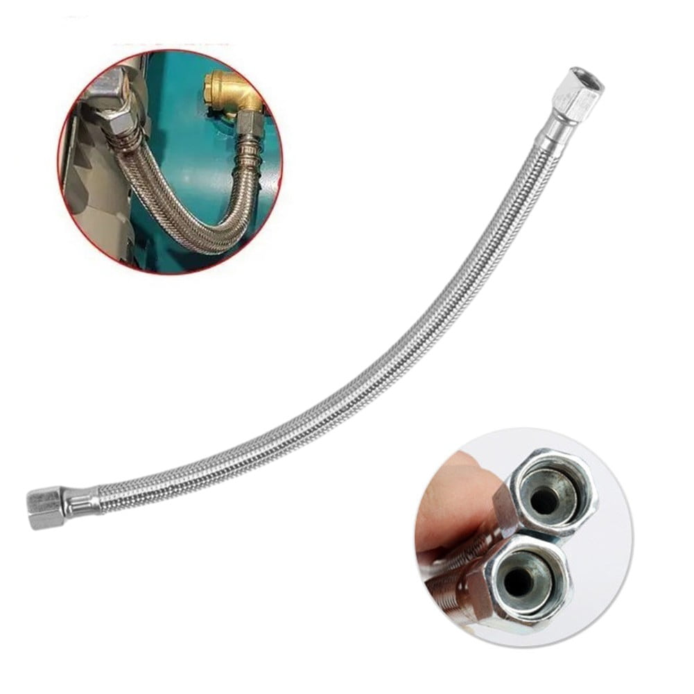1Pc Air Compressor Tube Stainless Steel 350Mm Air Compressor Flexible Hose Air Pump Check Valve Connecting Pipe Smile Home - Image 7