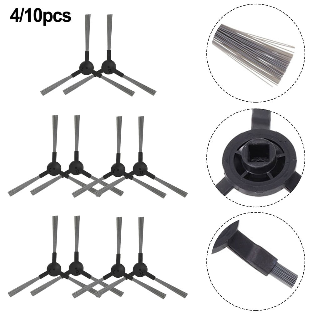 10pcs Easy Installation Robot Vacuum Cleaner Side Brush Accessories Robot Side Brush Smile Home - Image 3