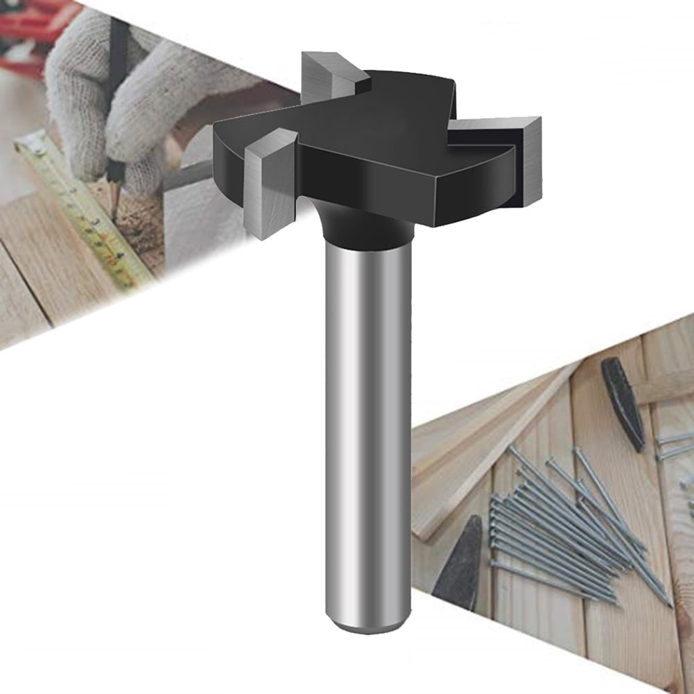 Durable 1/4 Inch Shank Cnc Spoilboard Surfacing Router Bit Carbide Tipped Tool Smile Home - Image 7