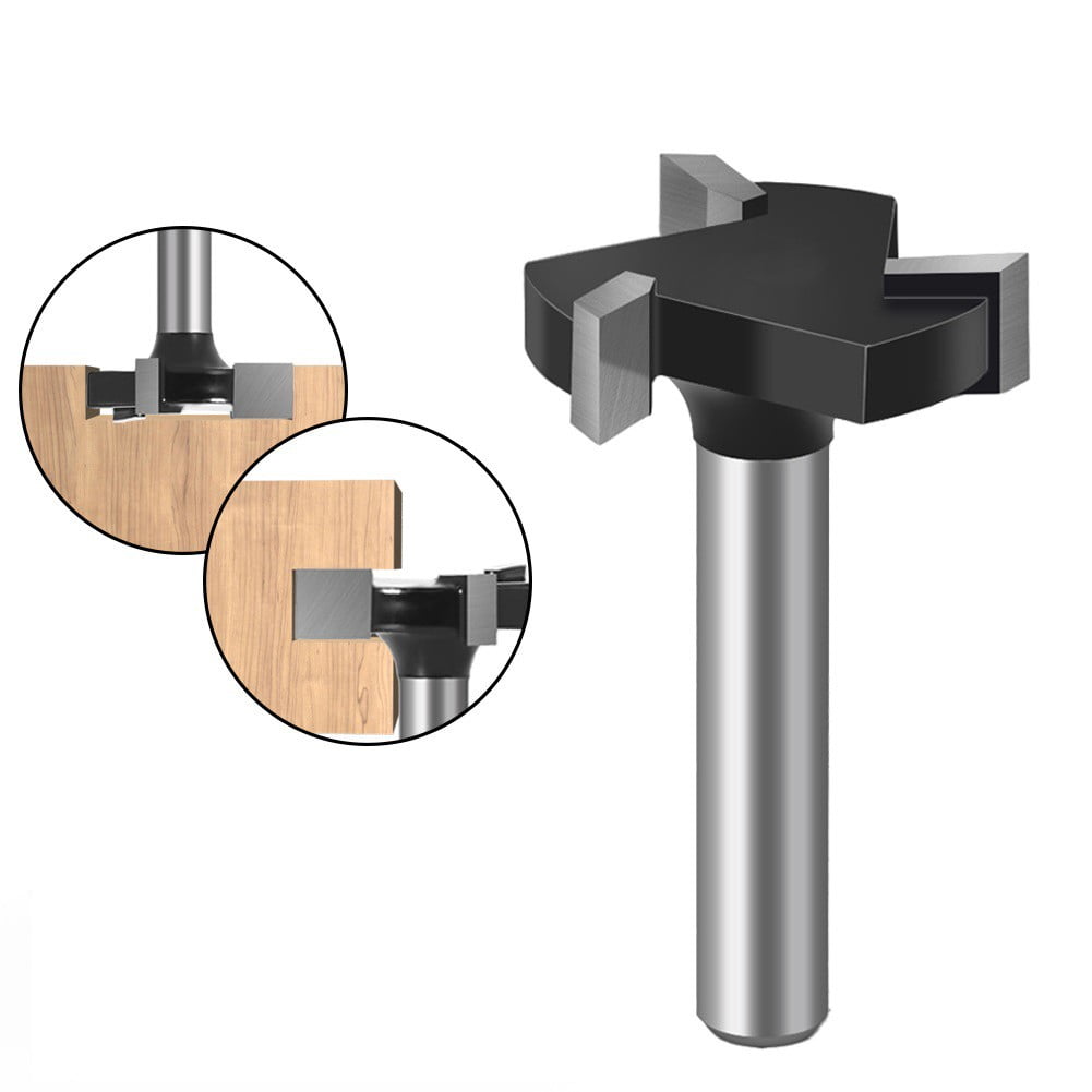 Durable 1/4 Inch Shank Cnc Spoilboard Surfacing Router Bit Carbide Tipped Tool Smile Home - Image 8
