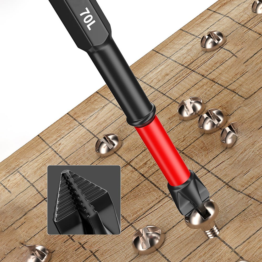 2/6Pcs 25-150Mm Non-Slip Screwdriver Bits Ph2 Magnetic Batch Cross Screw Electric Tips Head Cross Screwdriver Drill Bit Tool Set 2Pcs 25Mm Smile Home 2Pcs 25Mm - Image 3