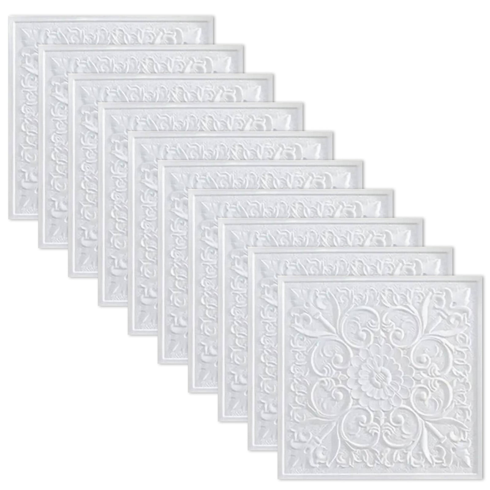 1PC 1/10pc 3D Tile Brick Wall Sticker Self-adhesive Foam Panel Stickers Living Room Bedroom Ceiling Wall Stickers Home Decoration Smile Home - Image 6