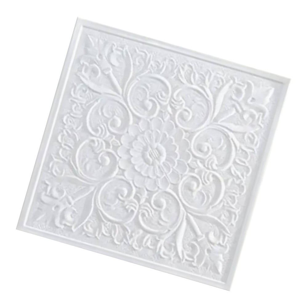 1PC 1/10pc 3D Tile Brick Wall Sticker Self-adhesive Foam Panel Stickers Living Room Bedroom Ceiling Wall Stickers Home Decoration Smile Home - Image 7