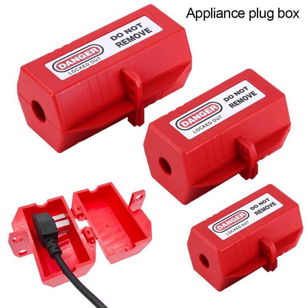 1Pc Electrical Plug-Lock Box Safety Tools For Electrical Industrial Household Plug-Power Lock Device Plastic Abs Safety Tools M Smile Home - Image 3