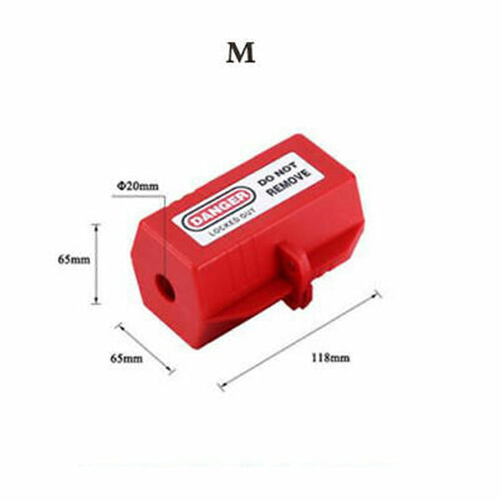1Pc Electrical Plug-Lock Box Safety Tools For Electrical Industrial Household Plug-Power Lock Device Plastic Abs Safety Tools M Smile Home - Image 4
