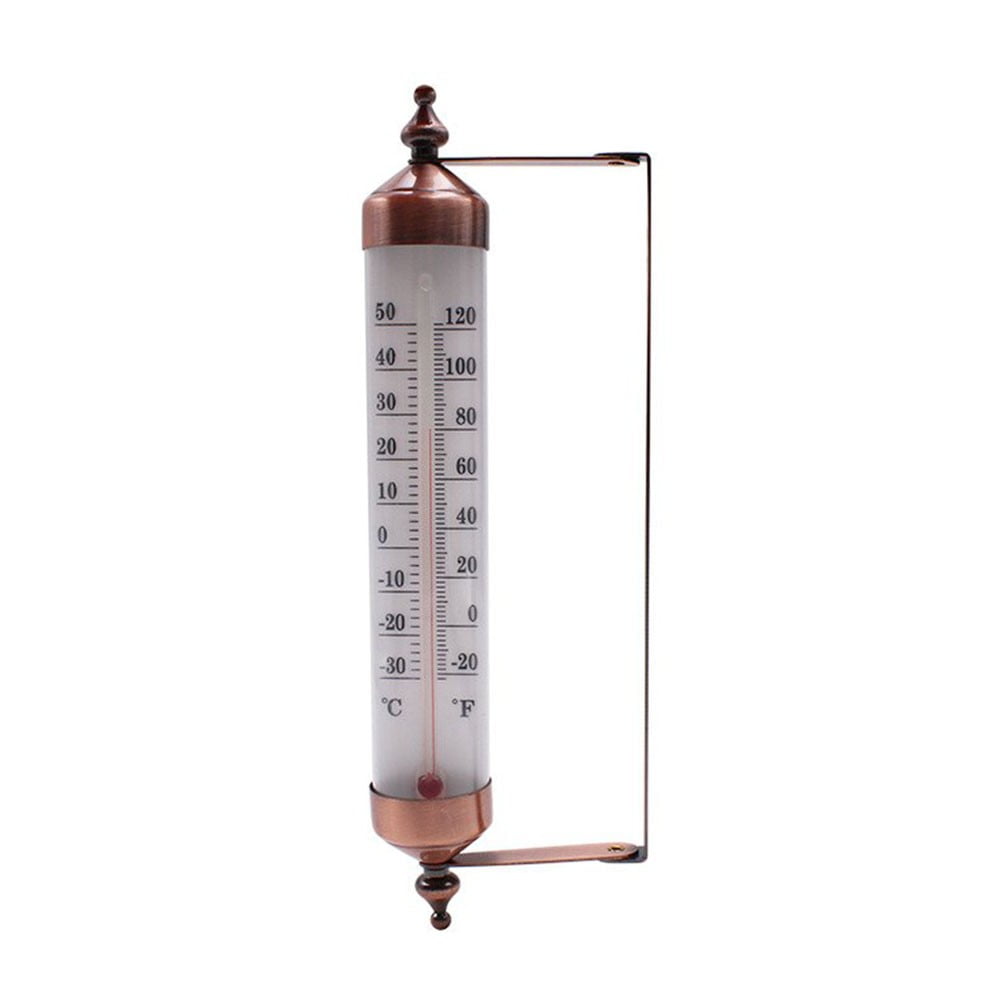 10 Inch Outdoor Wall Mounted Thermometer Garden Terrace Exterior Greenhouse Sun Terrace Measurement Tool Smile Home - Image 4