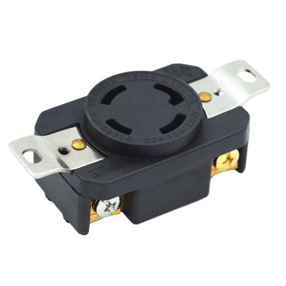 Nema L14 30P L14 30R 30A 125/250V Male Plug & Female Receptacle Kit Locking Design Industrial Grade Socket Nylon Shell Smile Home - Image 2
