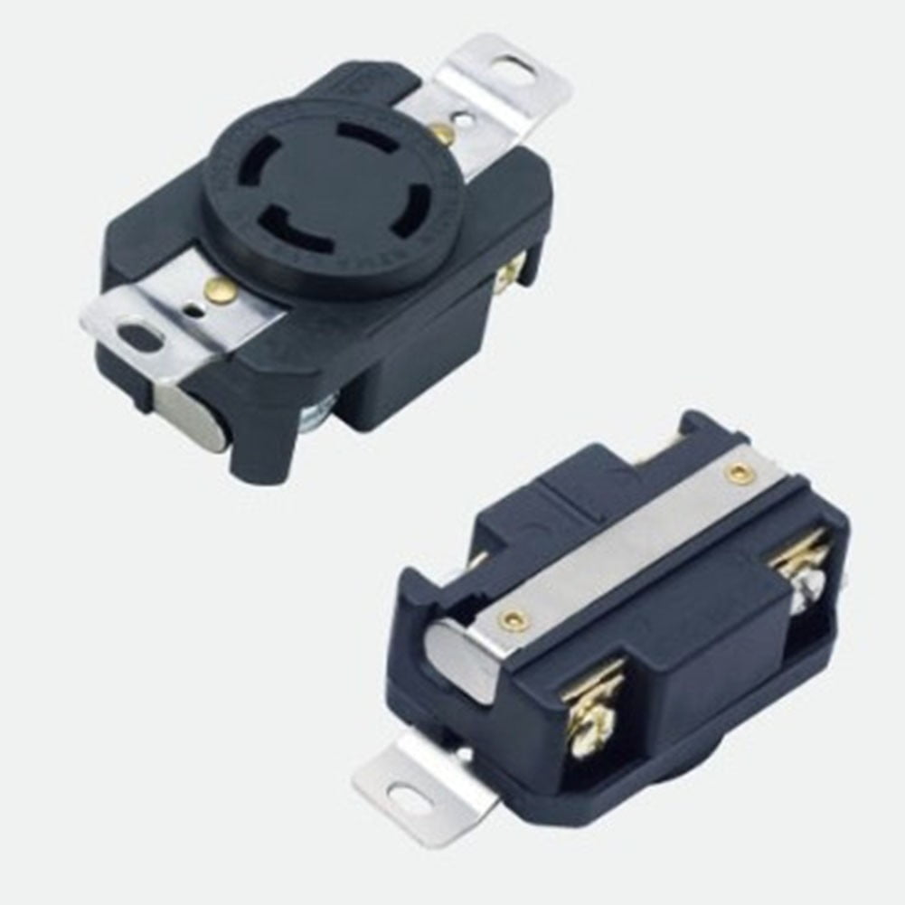 Nema L14 30P L14 30R 30A 125/250V Male Plug & Female Receptacle Kit Locking Design Industrial Grade Socket Nylon Shell Smile Home - Image 5