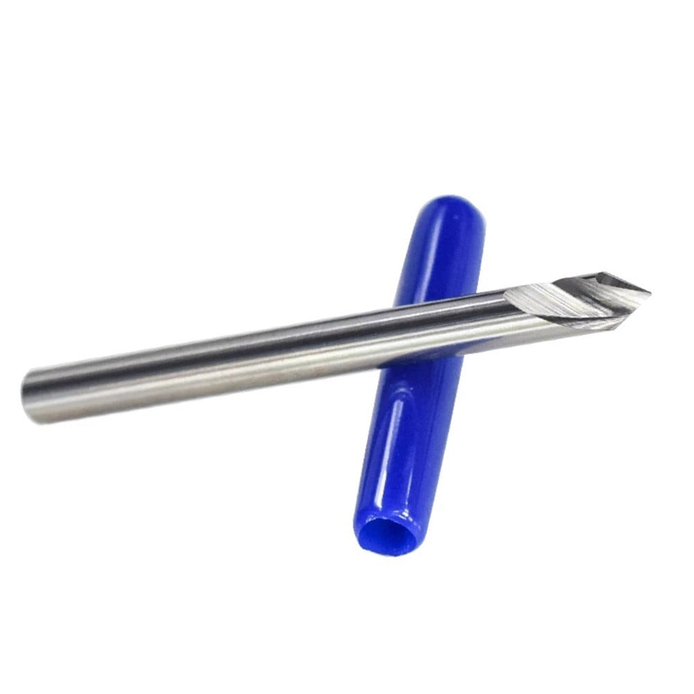 Engraving Bit 3.175Mm Shank V Shape Carving Bits 20-60 Degrees Carbide Cnc Router Bit Tipped 0.1Mm 0.2Mm 0.3Mm Milling Cutter 30Dx0.3 Smile Home 20Dx0.1 - Image 2
