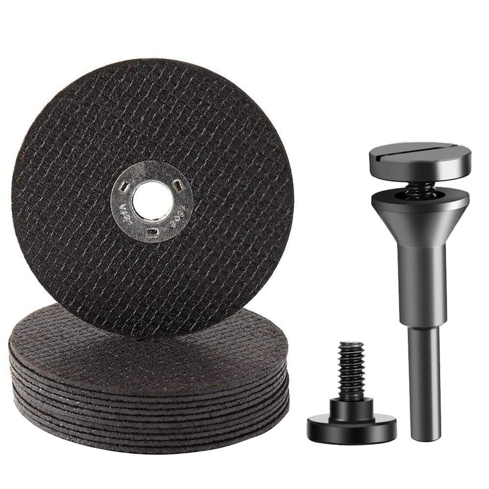 10Pcs 3Inch Cut-Off Wheels Die Grinder Cutting Disc With 1/4 In Shaft Mandrel Smile Home - Image 5