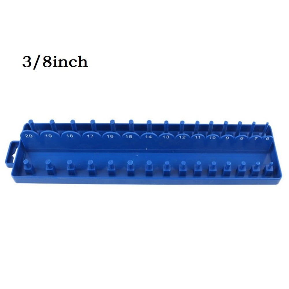 Practical Socket Storage Organizer Tool Organizer Wrench 3/8 Inch Sleeve Bracket Metric Socket Tray Rack Holder Smile Home - Image 7