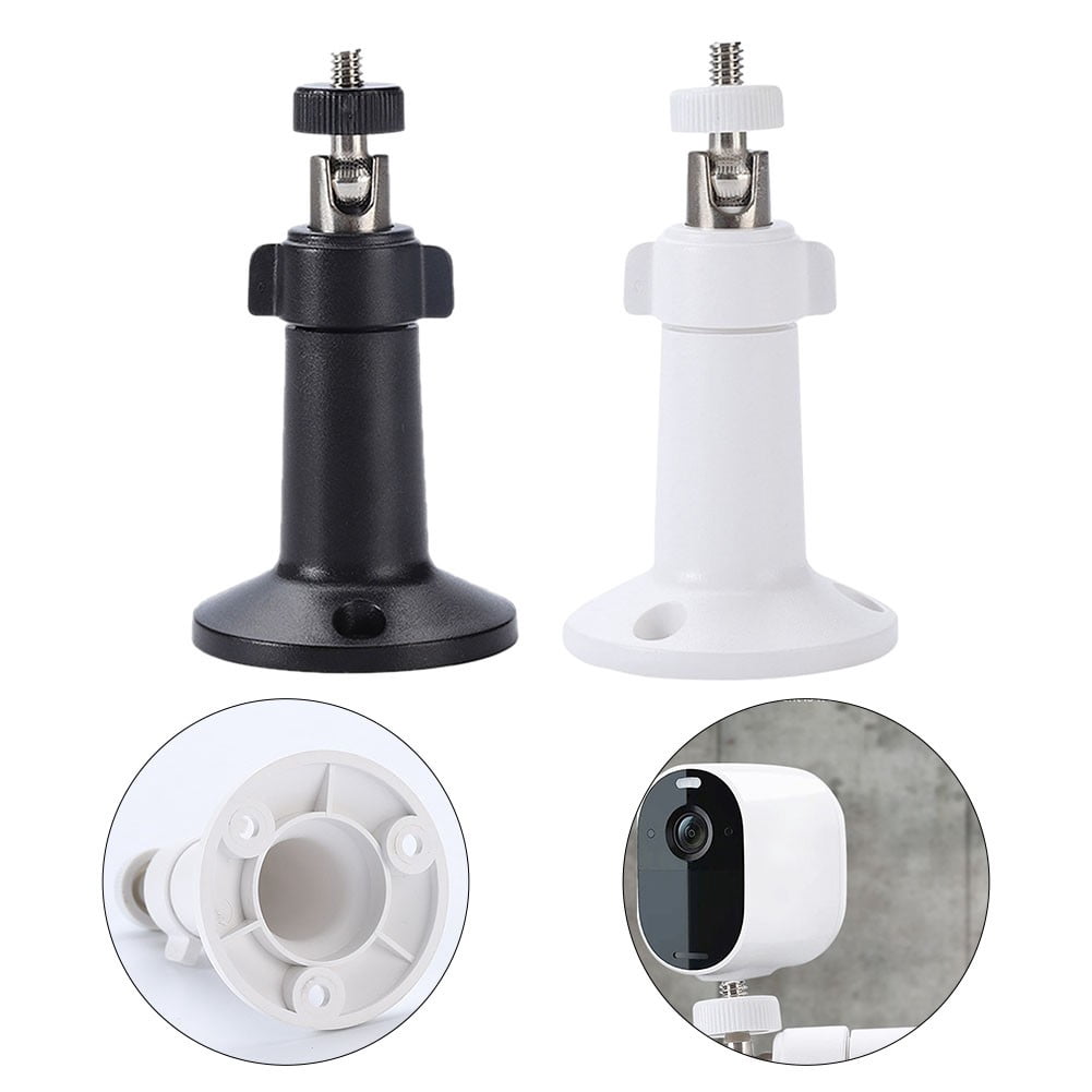 360° Rotating Universal Monitoring Bracket Indoor Outdoor Universal Camera Base Outdoor Camera Base Monitoring Accessories Black Smile Home Black - Image 3