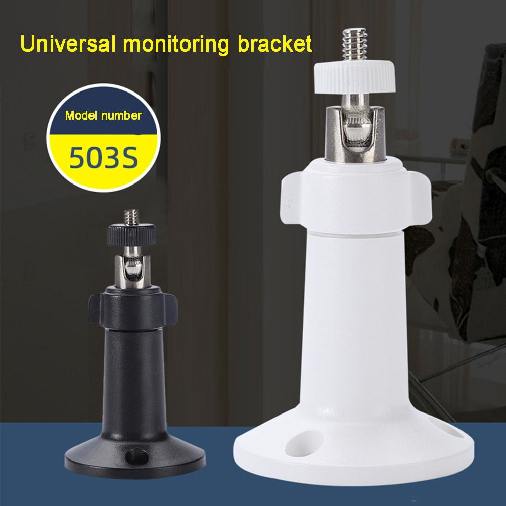 360° Rotating Universal Monitoring Bracket Indoor Outdoor Universal Camera Base Outdoor Camera Base Monitoring Accessories Black Smile Home Black - Image 5