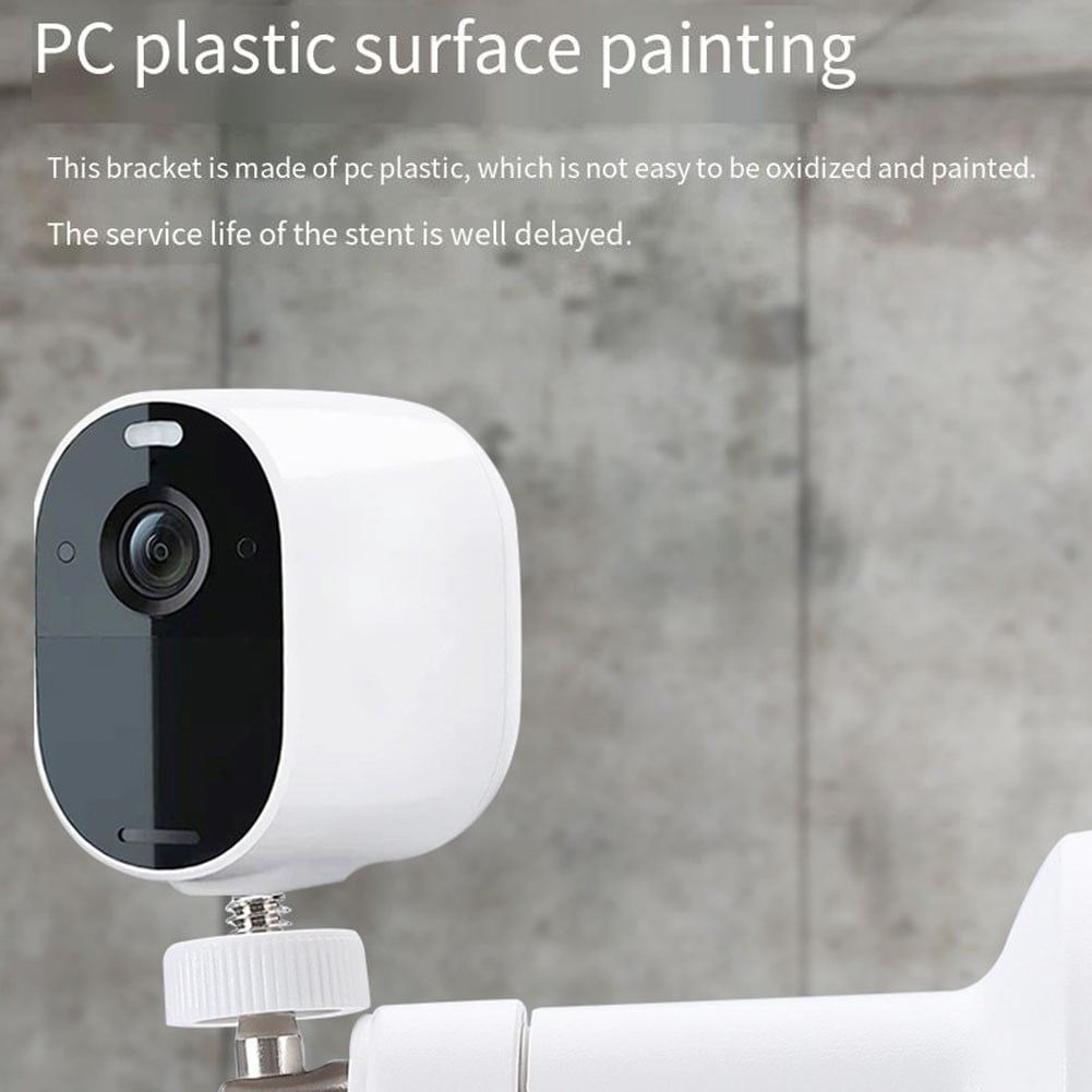 360° Rotating Universal Monitoring Bracket Indoor Outdoor Universal Camera Base Outdoor Camera Base Monitoring Accessories Black Smile Home Black - Image 7
