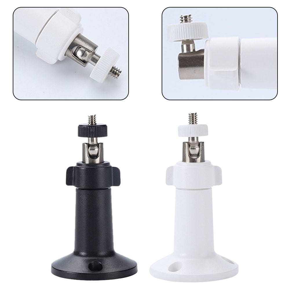 360° Rotating Universal Monitoring Bracket Indoor Outdoor Universal Camera Base Outdoor Camera Base Monitoring Accessories Black Smile Home White - Image 5