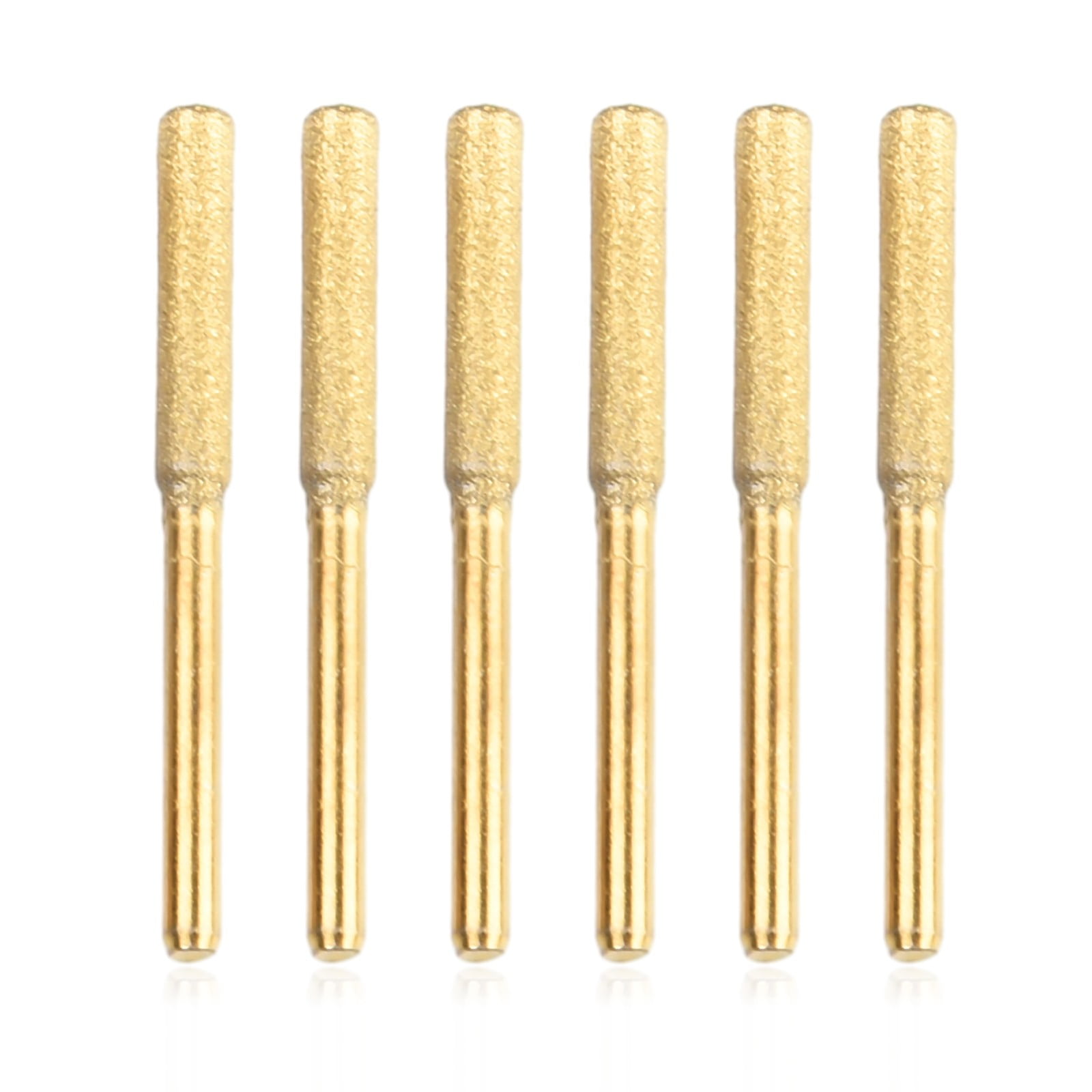 6Pcs Chainsaw Sharpener Grinding Stone File 4/4.8/5.5Mm Chains Saw Sharpening Chainsaw Stone File Chainsaw Ener Burr Power Tools 5.5Mm Smile Home - Image 1