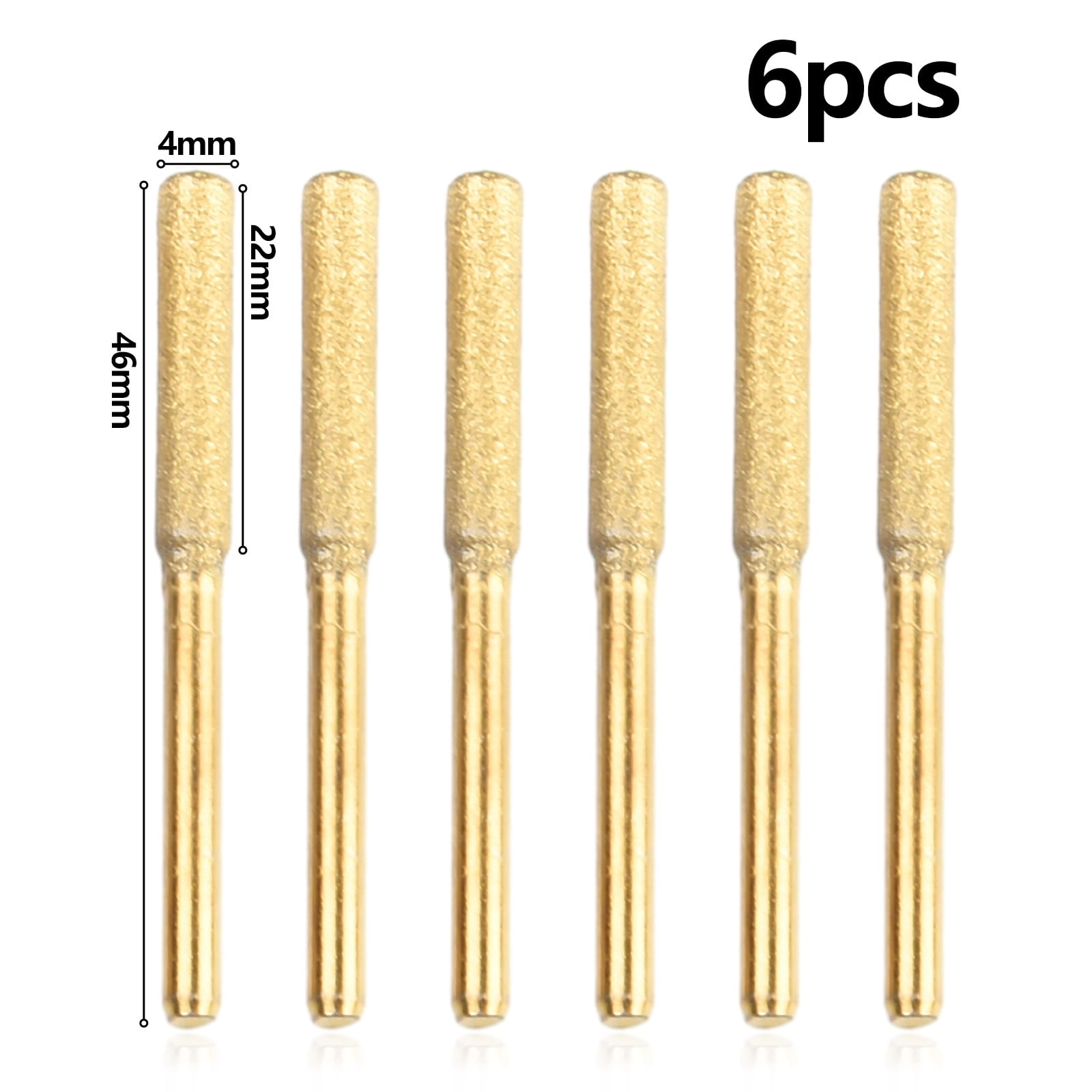 6Pcs Chainsaw Sharpener Grinding Stone File 4/4.8/5.5Mm Chains Saw Sharpening Chainsaw Stone File Chainsaw Ener Burr Power Tools 5.5Mm Smile Home - Image 8