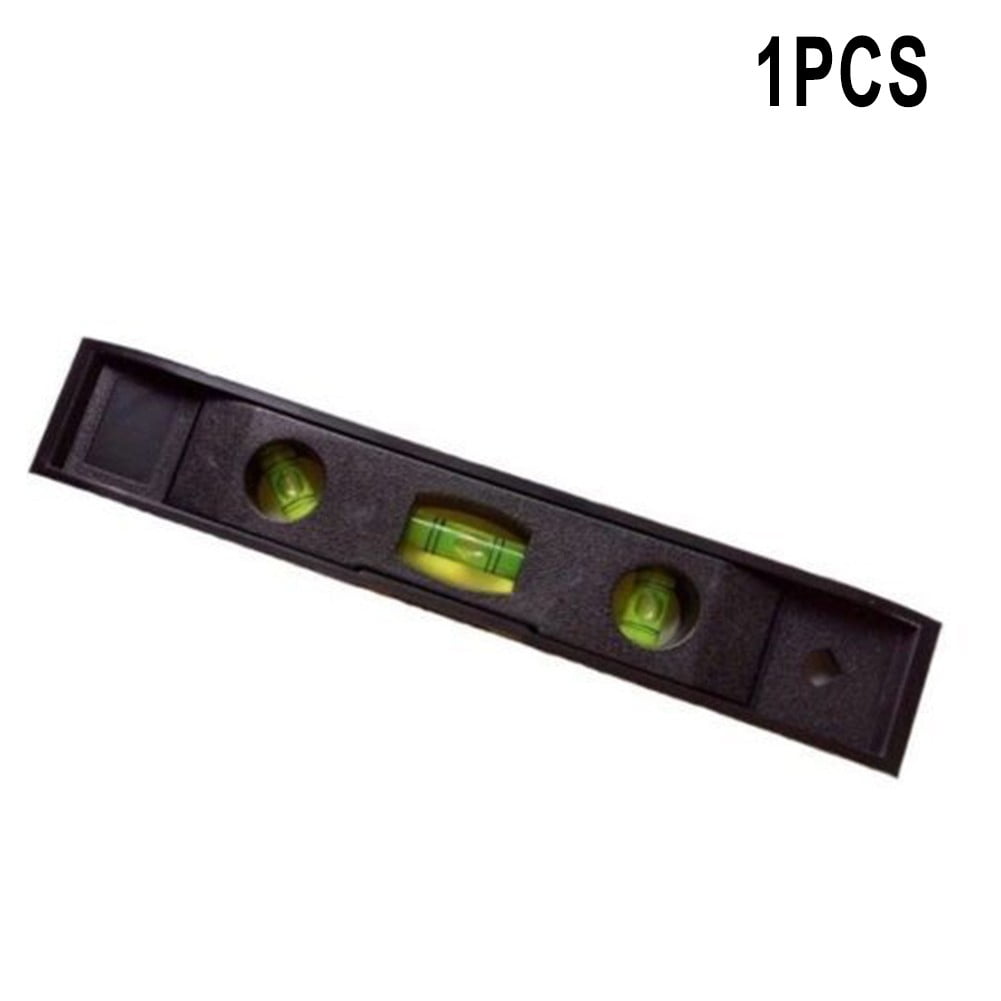 1 Pc Horizontal Ruler 3 Bubble Spirit. Level Magnetic Abs Shell Mini Pocket Portable Level Measure Tools Machinery Leveller Smile Home - Image 3