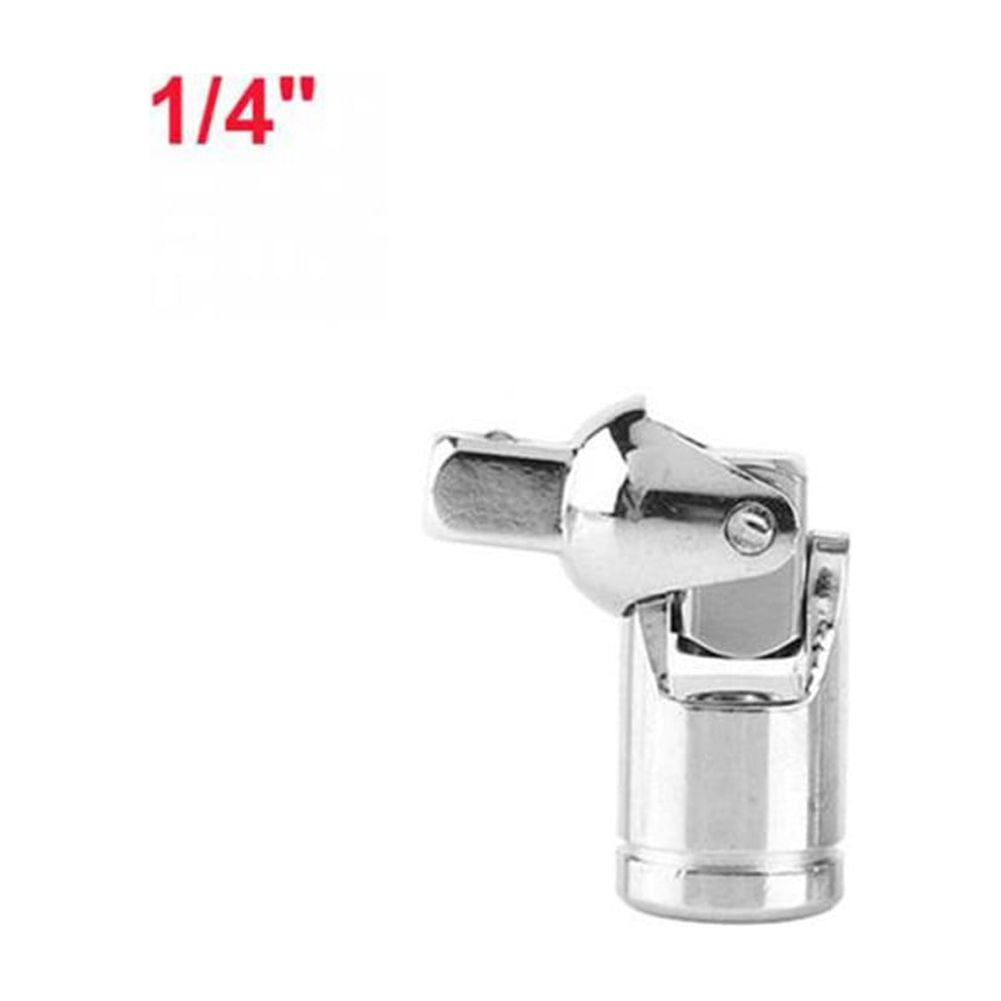 1/4In 3/8In 1/2In -Universal Joint Socket Swivel Drive Adapter Reducer For Ratchet Extension Bar Repair Cars Wrench Sockets 1-4Inch Smile Home 1-4Inch - Image 4