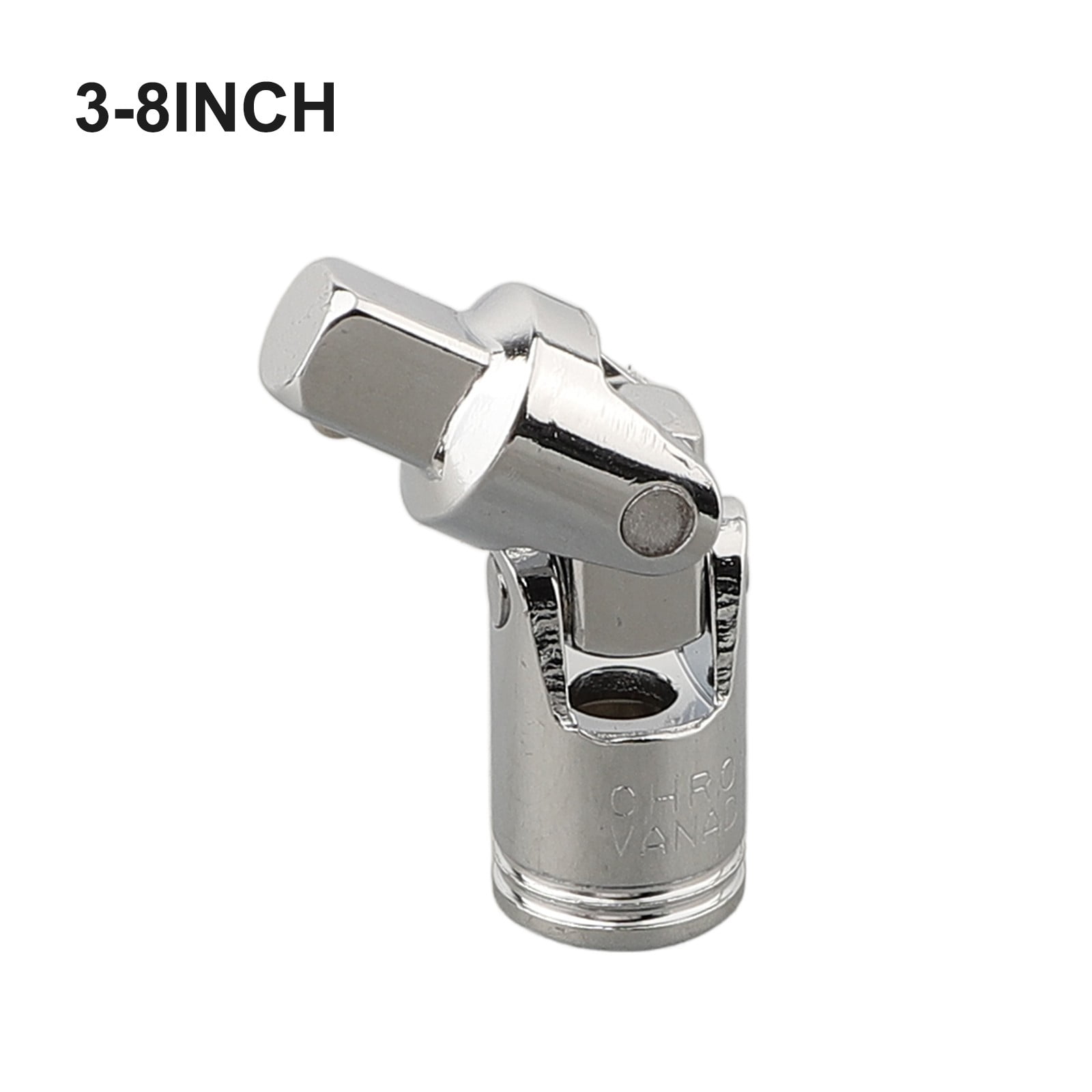 1/4In 3/8In 1/2In -Universal Joint Socket Swivel Drive Adapter Reducer For Ratchet Extension Bar Repair Cars Wrench Sockets 1-4Inch Smile Home 3-8Inch - Image 1