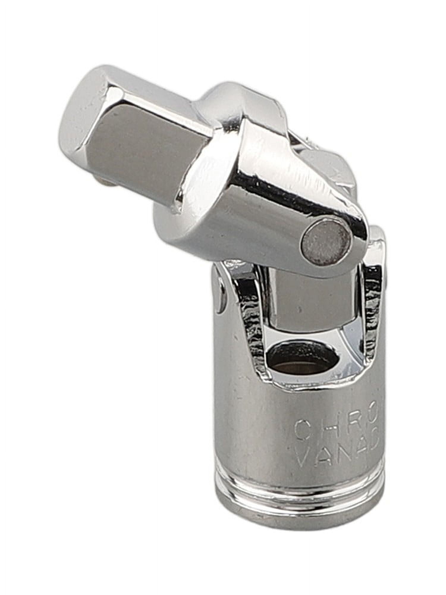 1/4In 3/8In 1/2In -Universal Joint Socket Swivel Drive Adapter Reducer For Ratchet Extension Bar Repair Cars Wrench Sockets 1-4Inch Smile Home 3-8Inch - Image 5