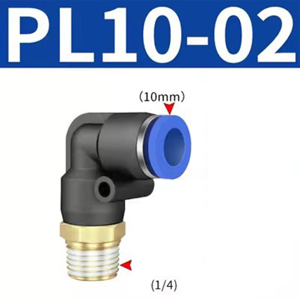 Pneumatic Elbow Quick Connector Air Fittings Thread Elbow Adapter Pl4-16 Pl6-01 Smile Home Pl10-02 - Image 4