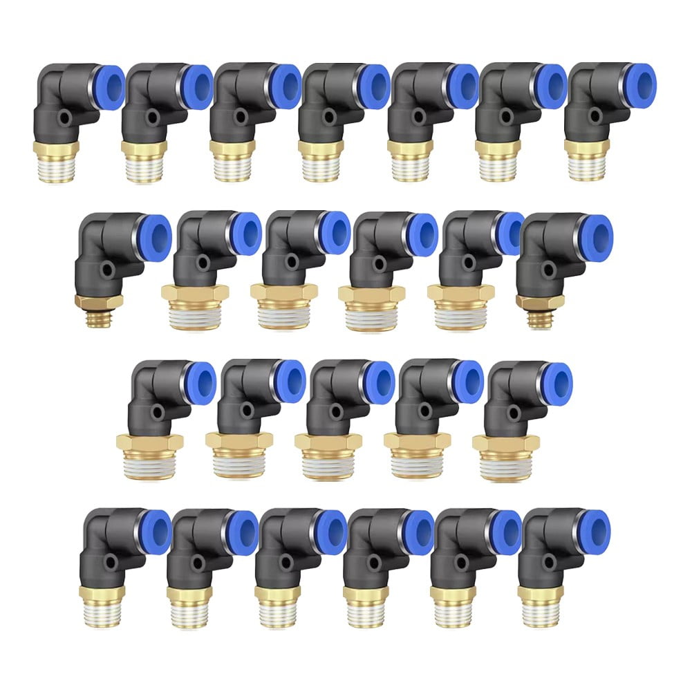 Pneumatic Elbow Quick Connector Air Fittings Thread Elbow Adapter Pl4-16 Pl6-01 Smile Home Pl10-03 - Image 4