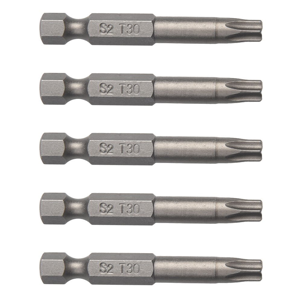 10Pcs Torx Bits Set 50Mm Magnetic Tamper Resistant Star Bits T30 Screwdrivers Wrench Drill Bit Sets Hand Tools Smile Home - Image 1