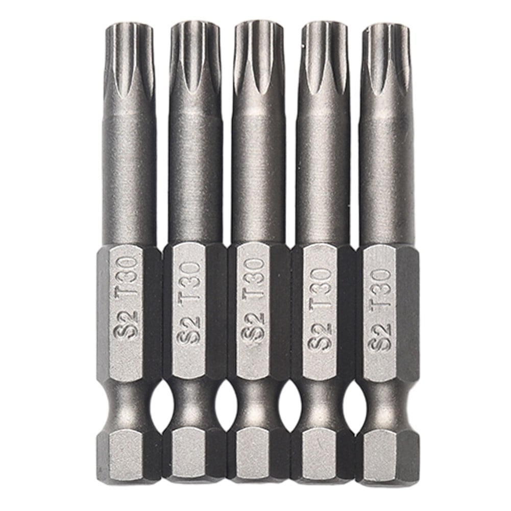 10Pcs Torx Bits Set 50Mm Magnetic Tamper Resistant Star Bits T30 Screwdrivers Wrench Drill Bit Sets Hand Tools Smile Home - Image 3