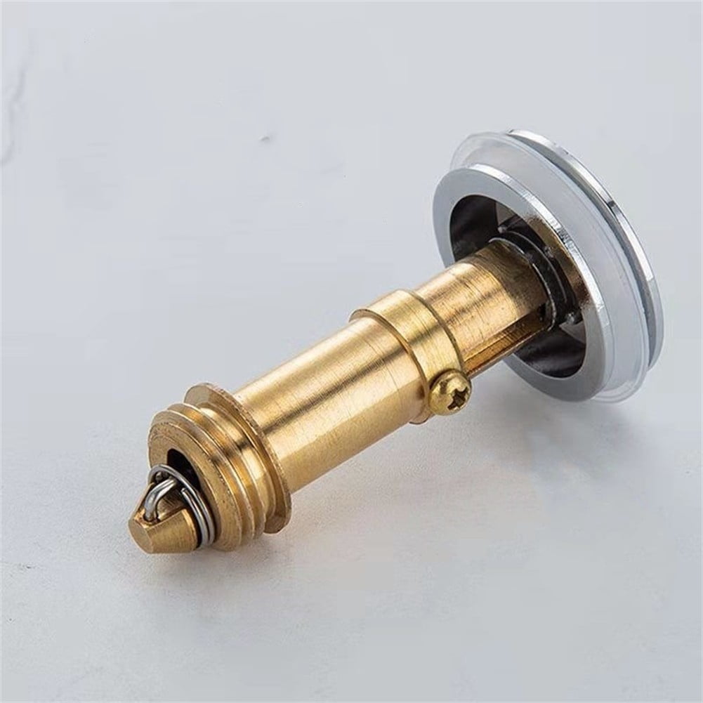 38mm Bathroom Sink Drain Stopper Plugs Bounce Push Button Click Clack Plug Wash Basin Faucet Accessory Washbasin Pipe 2024 New Smile Home - Image 1