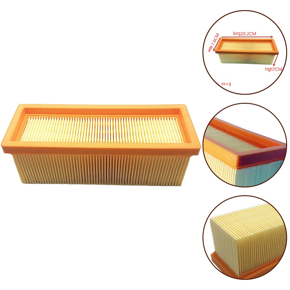 1pc Filter For Karcher 2501 2501TE 2601 2601plus 3001 Replaces 6.414-498.0 Vacuum Cleaner Filter Replacement Accessories Smile Home Dark Blue - Image 4