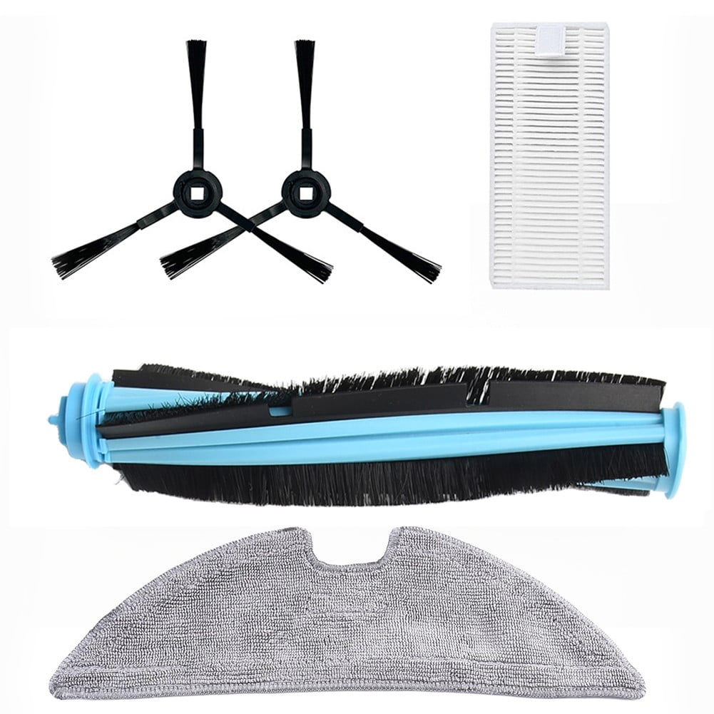 1 Set Main Brush Mop Cloth Side Brush Filter For Blaupunkt For Xtreme BPK-VCBB1XTE Vacuum Cleaner Replacement Parts Sweeper Part Smile Home - Image 4