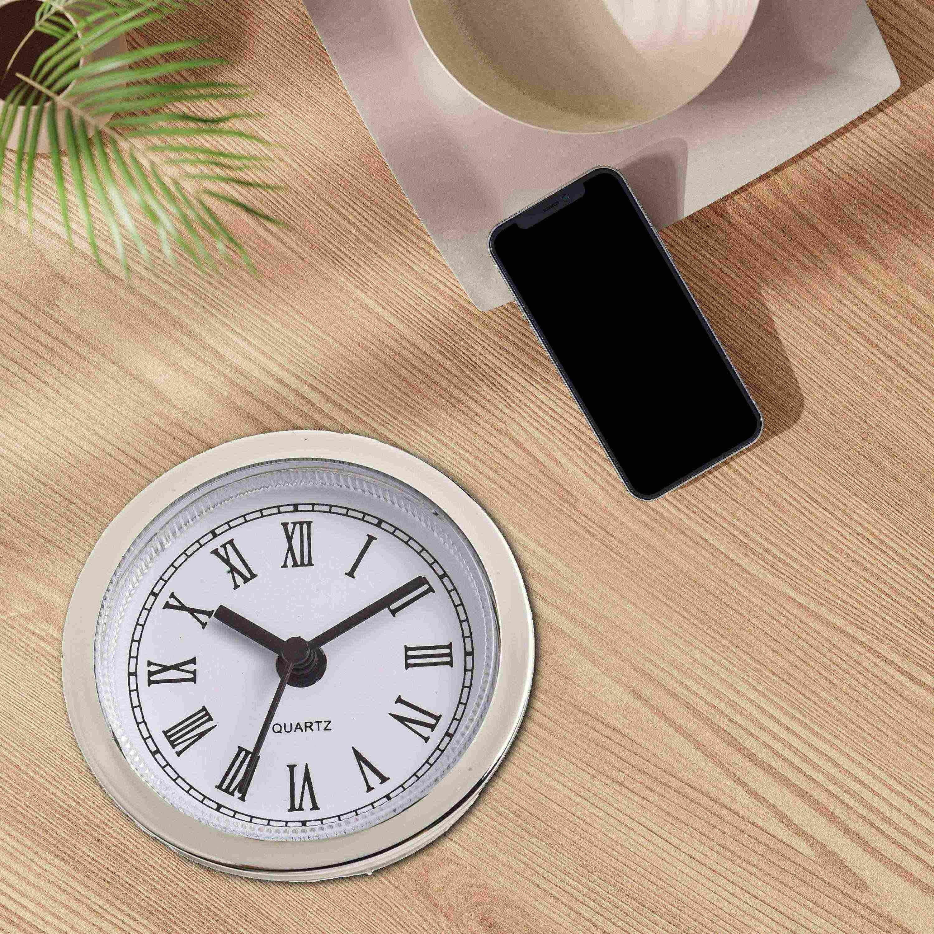 60MM Quartz Clock Inserts Movement Replacement DIY Gold Arabic Numbers Quartz Clock Inserts Repair Tools Smile Home - Image 3