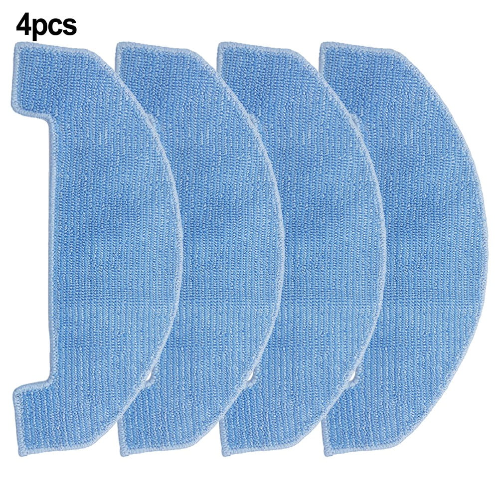 4 PACK 4/10 Packs Mop Cloths For Ultenic D10 Robot Vacuum Cleaner Spare Replacement Parts Mop Pad Cloth Accessories Sweeper Parts Smile Home - Image 2