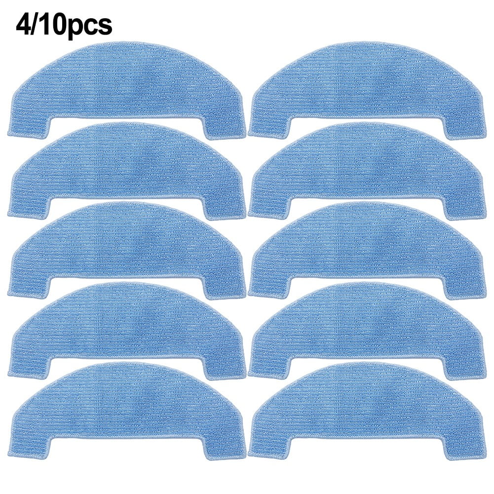 4 PACK 4/10 Packs Mop Cloths For Ultenic D10 Robot Vacuum Cleaner Spare Replacement Parts Mop Pad Cloth Accessories Sweeper Parts Smile Home - Image 5