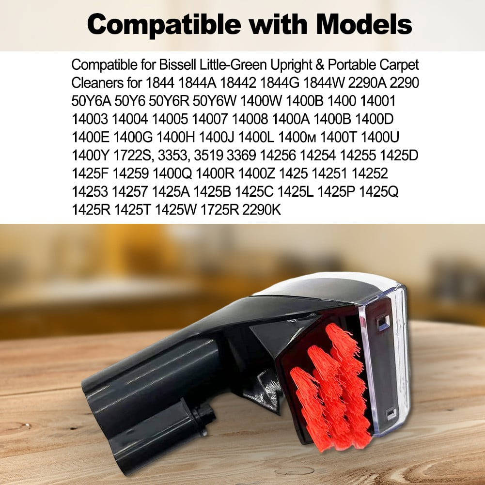 1425 Upholstery Tool For Bissell Upright& Portable Carpet Cleaners 203-7151 For Household Supplies Cleaning Vacuum Parts Black Smile Home Black - Image 4