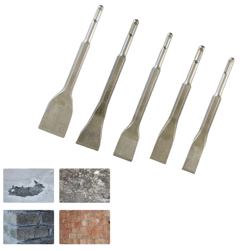 Curved Chisel Chisel Bit Drill Bit Round Shank Sds-Plus Square Handle 1Pc Carbon Steel Elbow Electric Pick Head 14×180×20Mm Smile Home 14×180×25Mm - Image 6