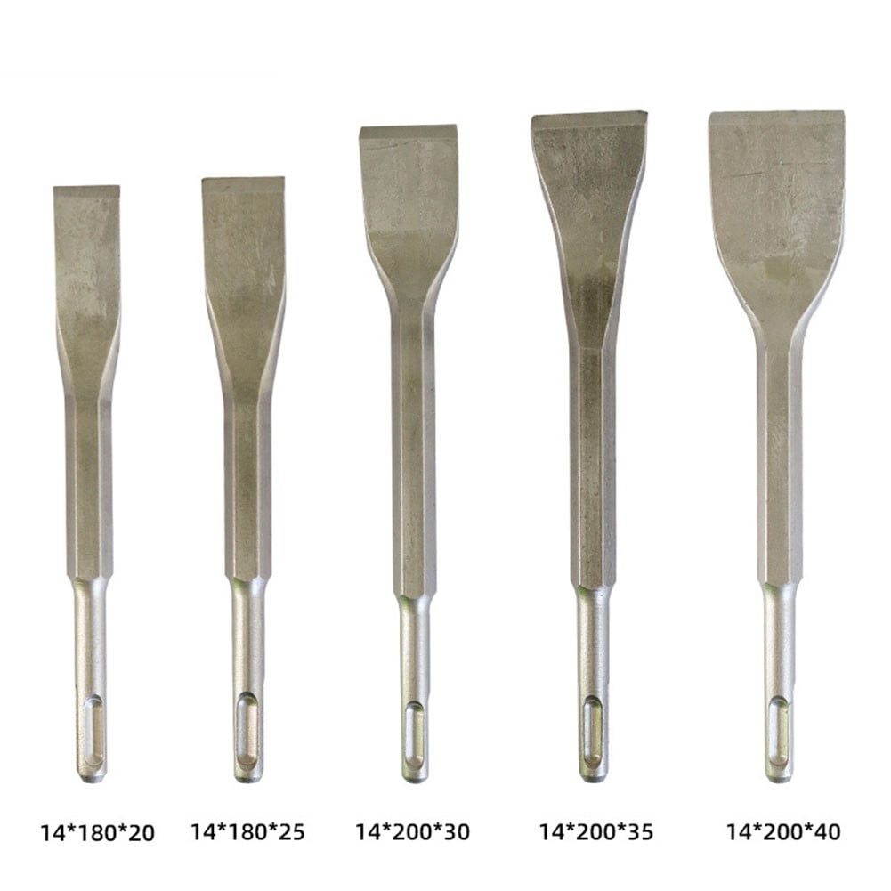 Curved Chisel Chisel Bit Drill Bit Round Shank Sds-Plus Square Handle 1Pc Carbon Steel Elbow Electric Pick Head 14×180×20Mm Smile Home 14×180×25Mm - Image 8
