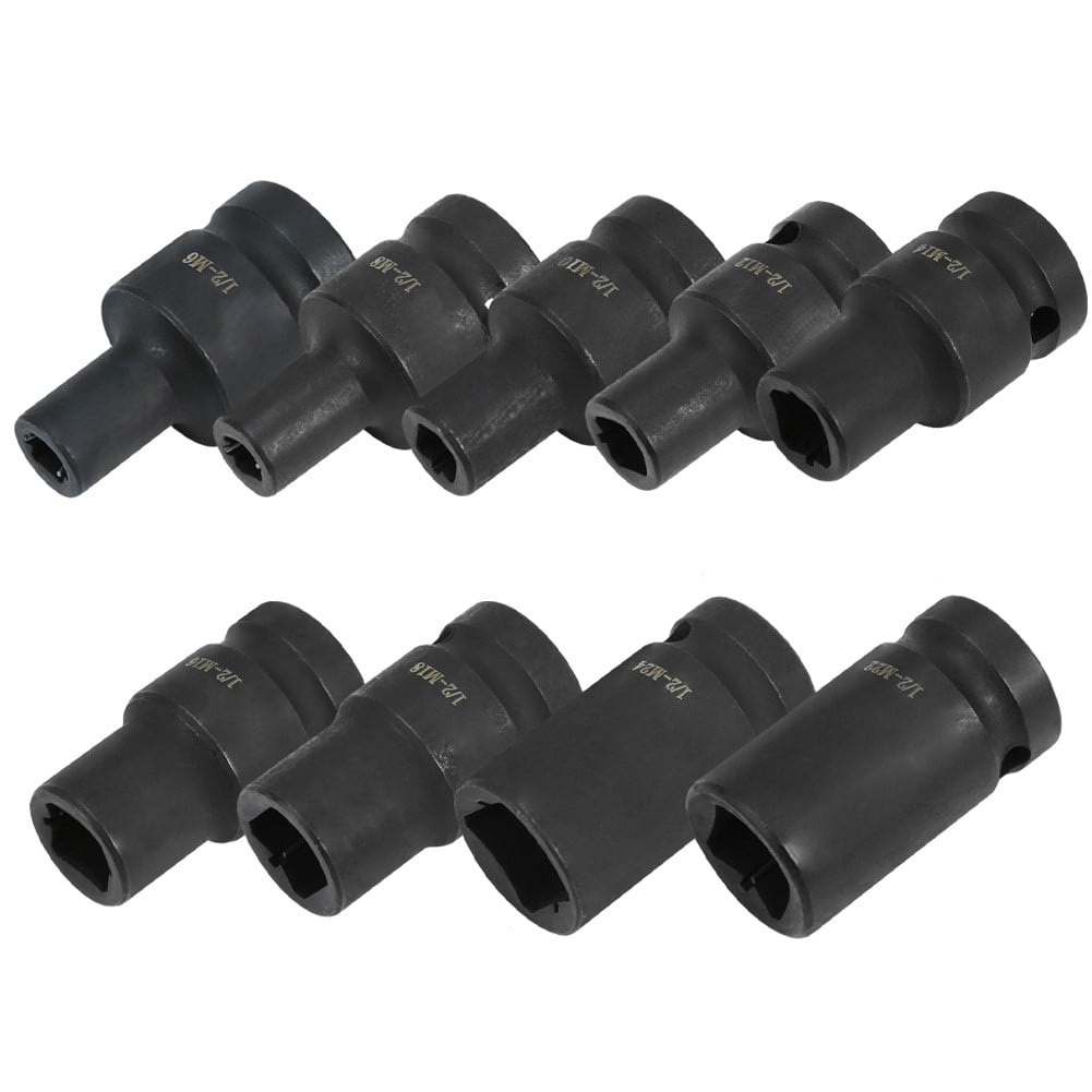 Tap Socket Double Square Head 1/2Inch Driver For Pneumatic Wrench Tool Accessories And Parts Replacement M6-M24 M24 Smile Home M8 - Image 2
