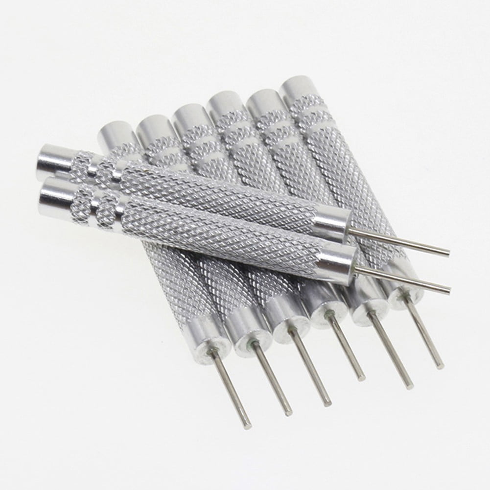 Watch Strap Pin Pin Punch Link Punch Pin Stick- Watch Repair Tool 0.7-1.0Mm 10Pcs Bar Hammer Punch Thimble Durables 0.9Mm Smile Home 0.7 mm - Image 2
