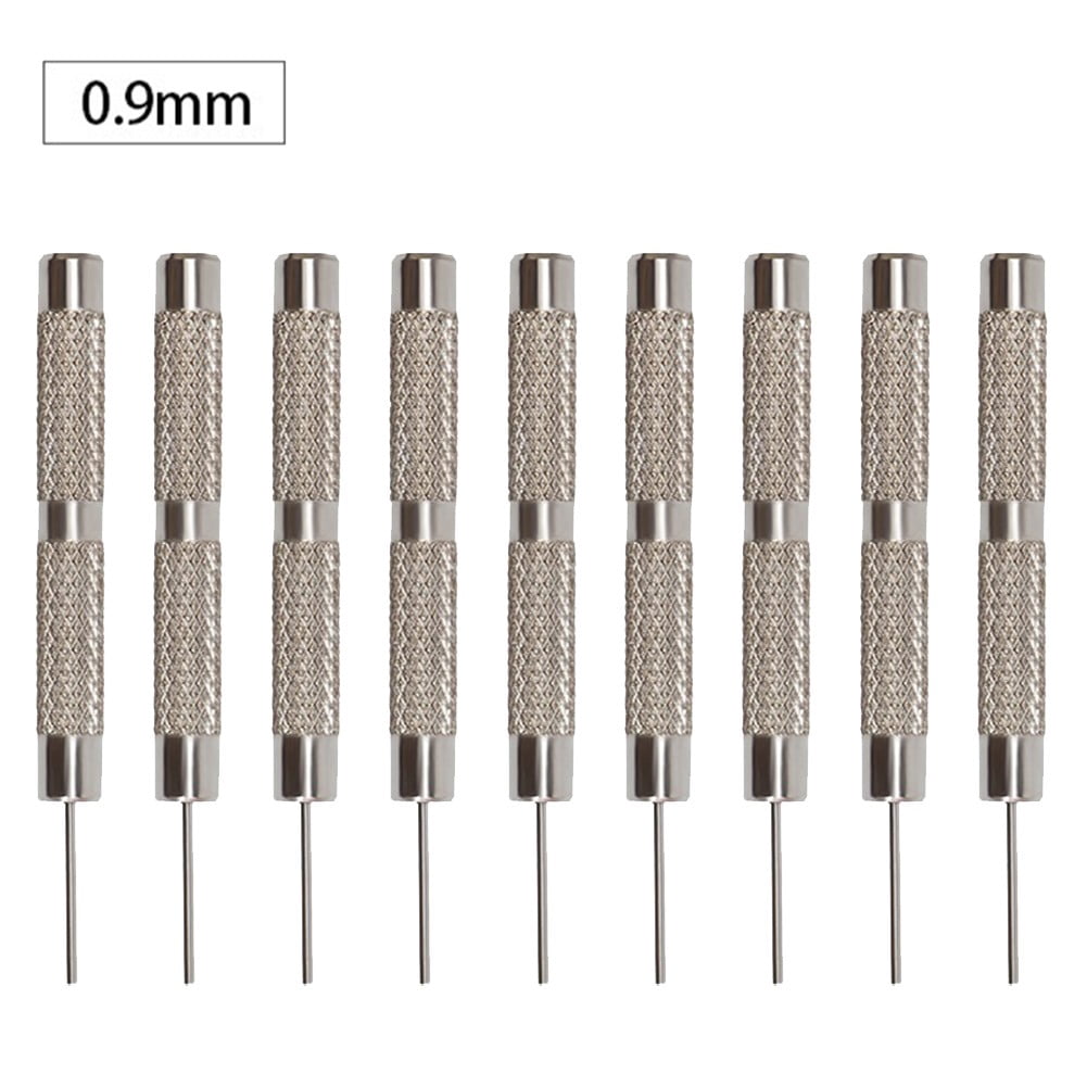 Watch Strap Pin Pin Punch Link Punch Pin Stick- Watch Repair Tool 0.7-1.0Mm 10Pcs Bar Hammer Punch Thimble Durables 0.9Mm Smile Home 0.9 mm - Image 4