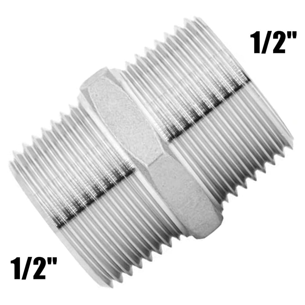 Extension Pipe Shower Hose Longer Extend Stainless Steel 1/2Inch Adapter Bathroom Accessories Rvs Bathtubs Connectors Smile Home - Image 2