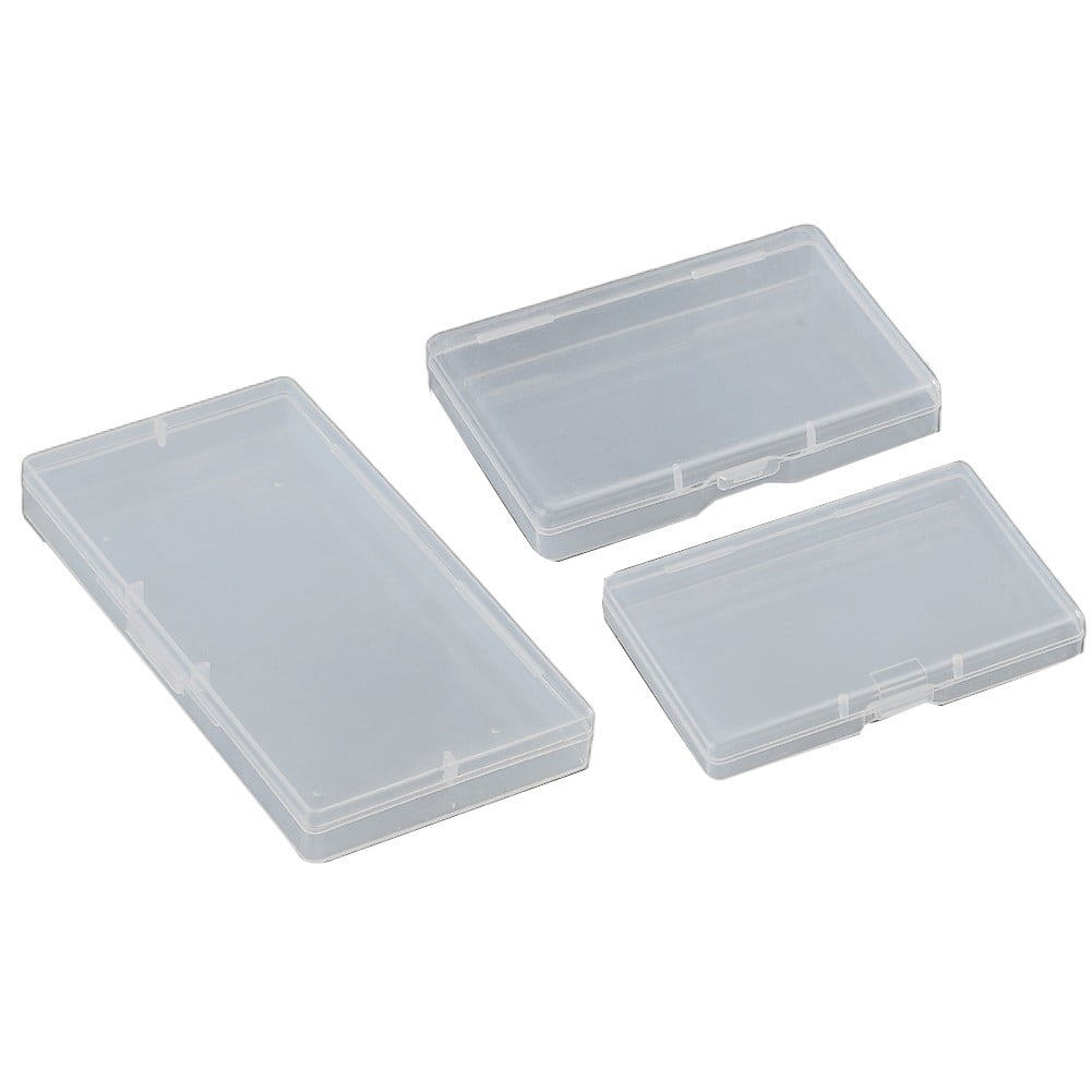 10pcs Transparent Plastic Storage Box Rectangle Box Case For Parts Tools Storage Box Jewelry Earring Display Case Bead Container 1# Smile Home 1# - Image 7