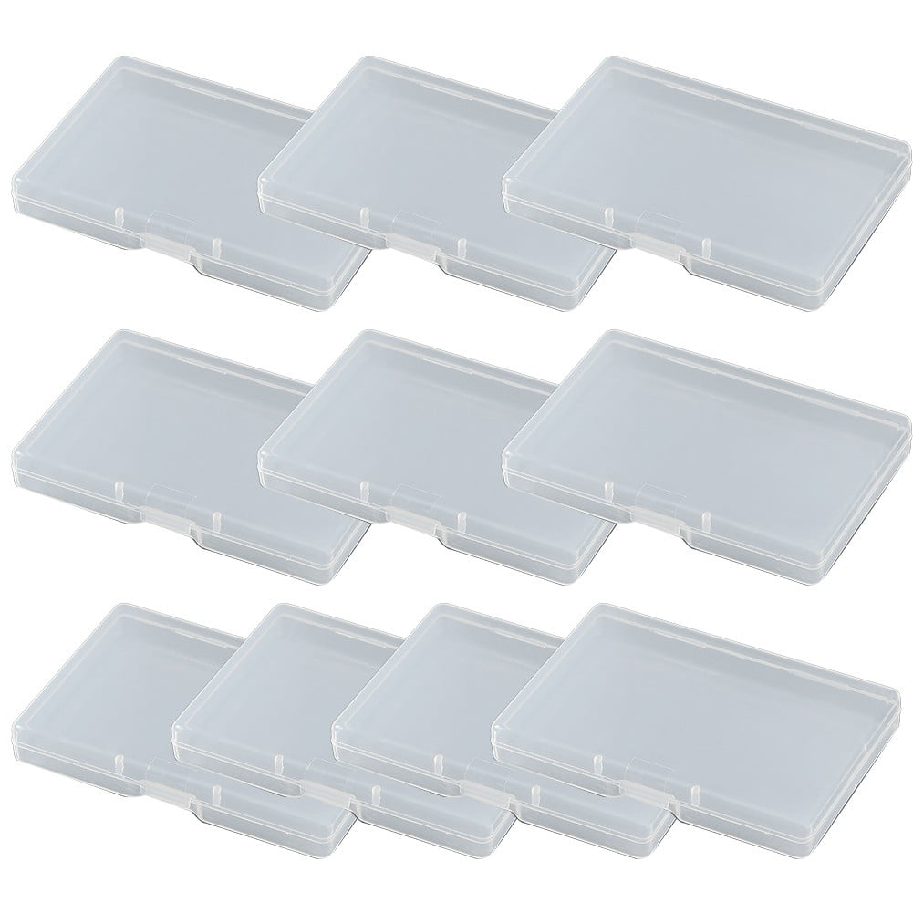 10pcs Transparent Plastic Storage Box Rectangle Box Case For Parts Tools Storage Box Jewelry Earring Display Case Bead Container 1# Smile Home 2# - Image 5