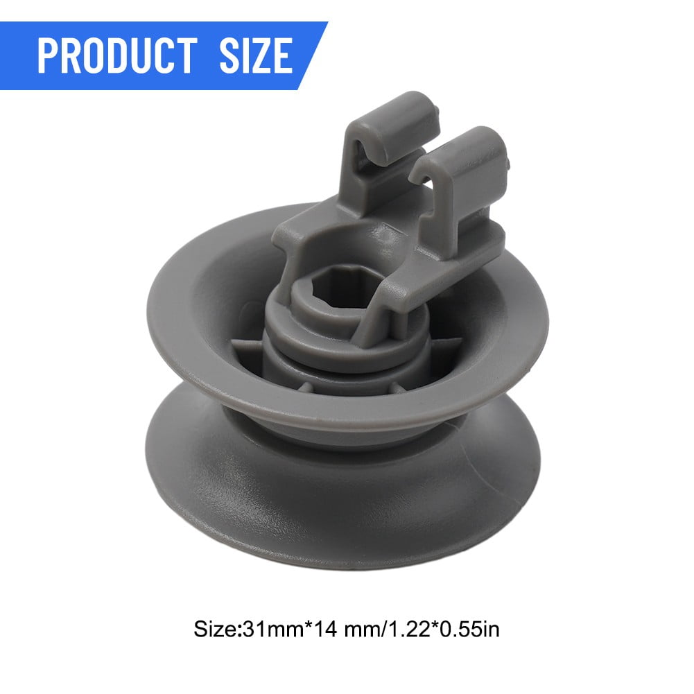 4 Pack Upper Basket Wheels 611666 for Bosch Siemens Neff Dishwashers - Compatible with Multiple Models - Image 7