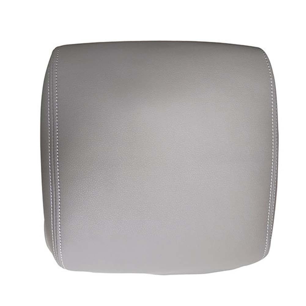 For Honda For Pilot 2009-2015 Leather Center Console Lid Armrest Cover Microfiber Protective Skin Gray - Image 7