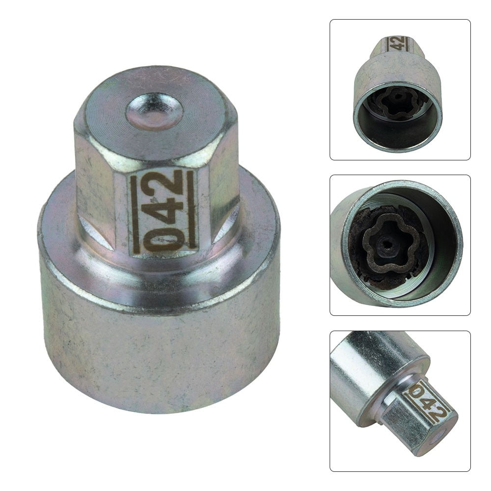 LLDI For BMW Wheel Lock Anti-Theft Lug Nut Removal Key Socket #42 for 1 3 4 5 6 7 Series F12 F20 F30 F32 F10 F01 - Image 1